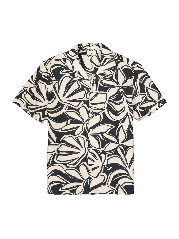 GARCIA Camisa azul noche / blanco