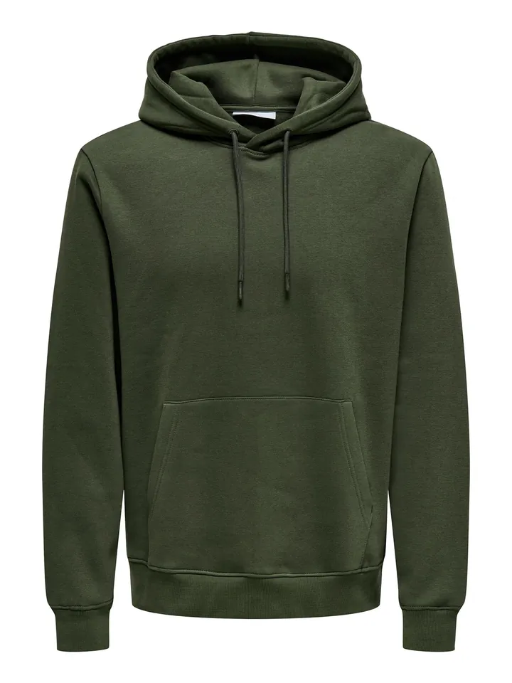 Only & Sons Sudadera 'Connor' verde oscuro