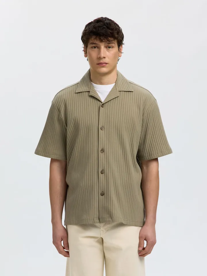 SELECTED Camisa caqui