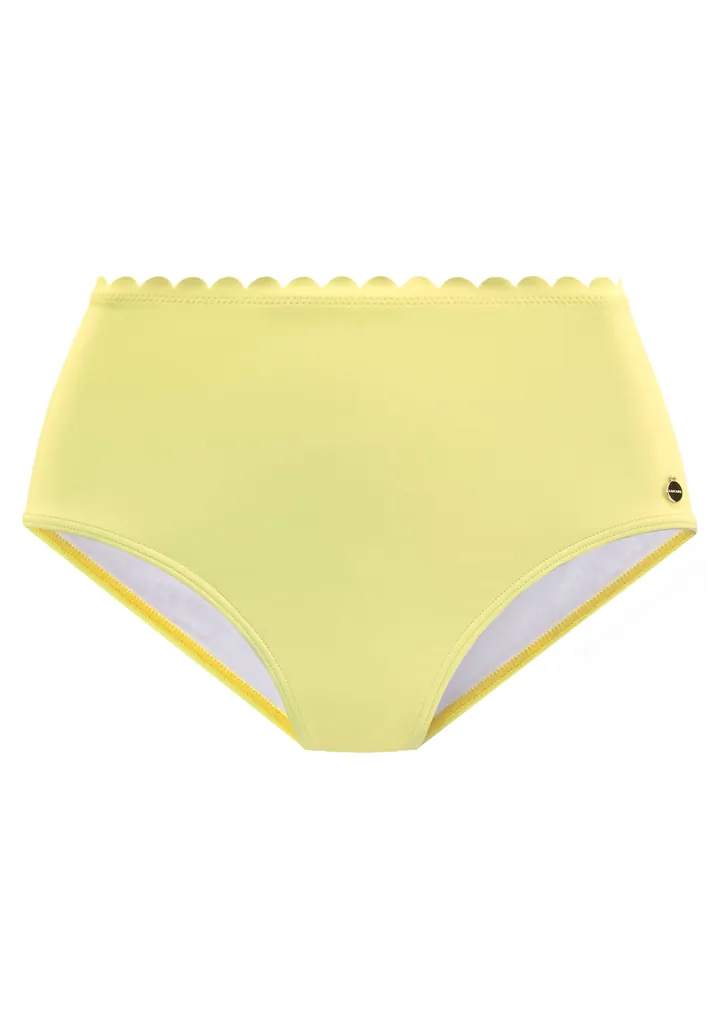 LASCANA Braga de bikini 'Scallop'  amarillo