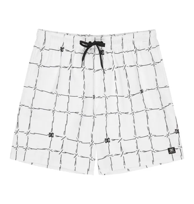 DC Wired Volley 19" - Short de Natación Blanco Hombre