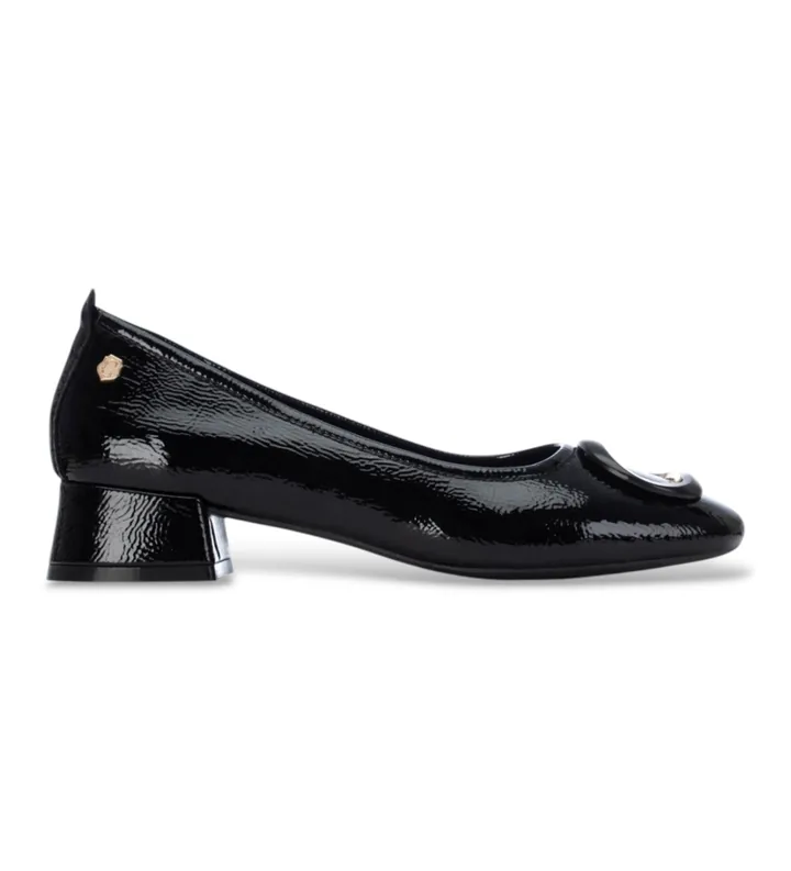 Carmela para mujer. 16436301-NEGRO Bailarinas de Piel 164363 negro (36), 3 a 5cm, Ninguno, Casual, Clásico, Charol