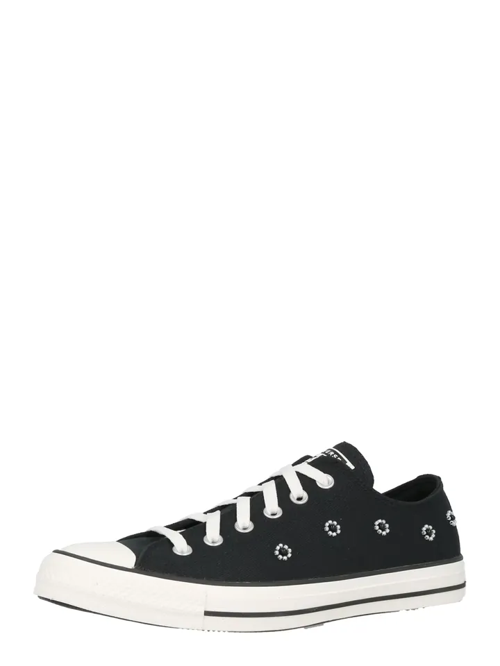 CONVERSE Zapatillas deportivas bajas negro / blanco