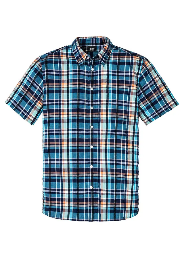 Camisa de manga corta de algodón puro milrayas