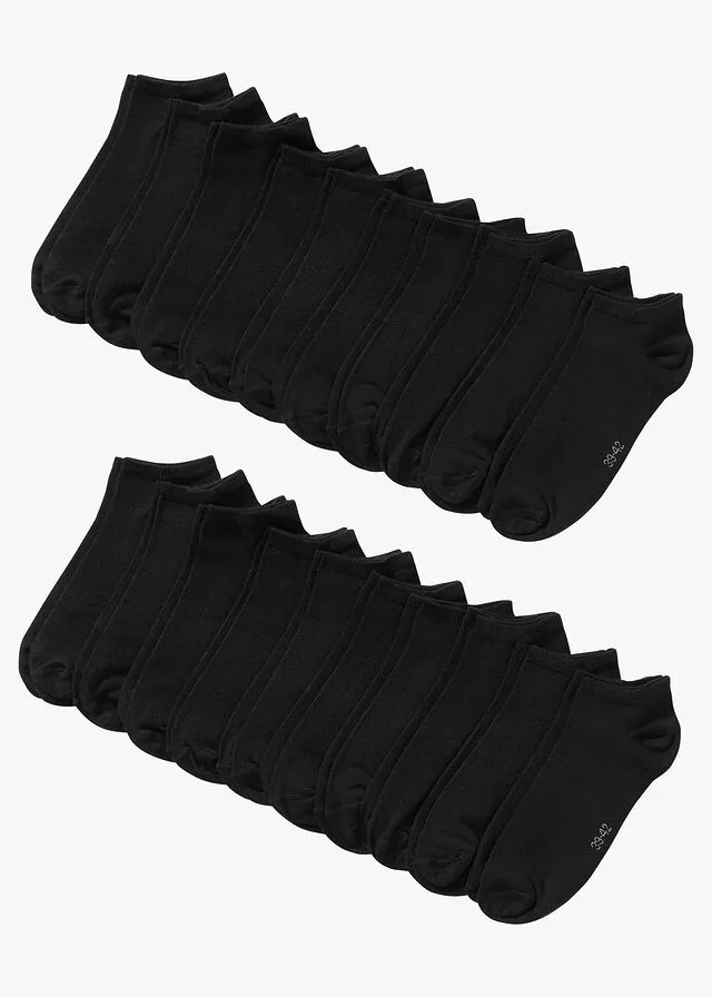 Calcetines deportivos con algodón orgánico (20 pares)