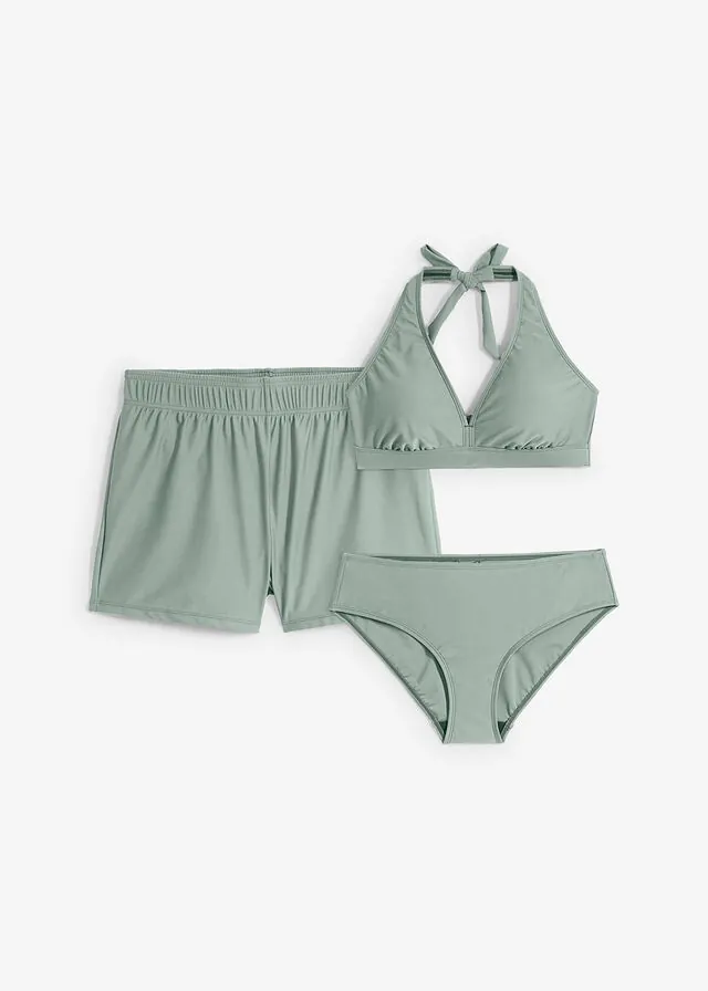 Bikini y braguita de baño (3 piezas)