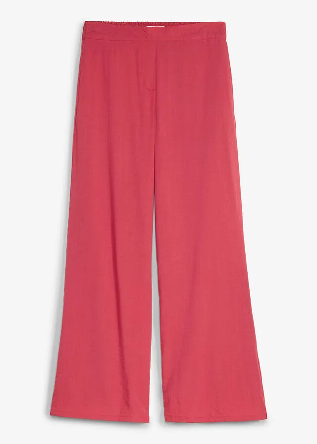 Pantalón palazzo de mezcla de viscosa