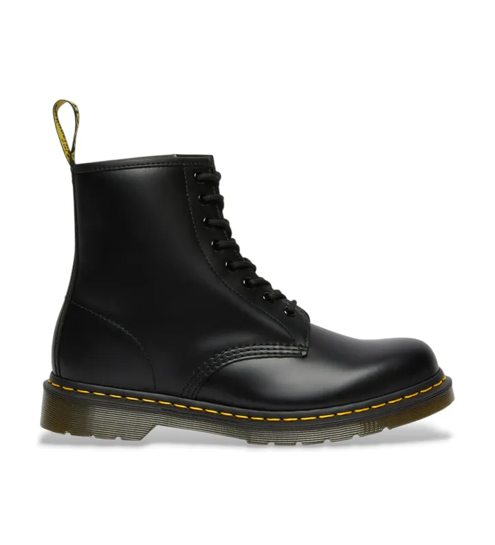 Dr Martens unisex. 11822006 Botas de piel 1460 smooth negro (36), Plano, Cordones, Casual