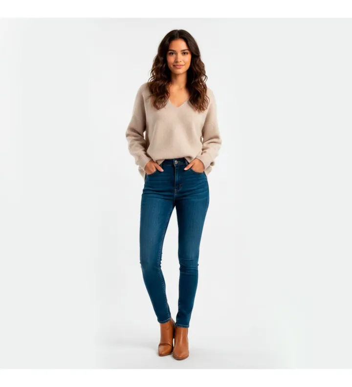 BOSS para mujer. 50550464 Jersey Fondyssa beige (L), Casual, Poliamida