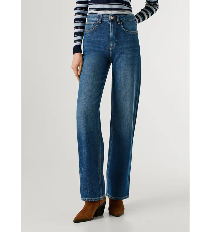 Pepe Jeans para mujer. PL20506964F2 Jeans Lexa azul (24/30), Casual, Algodón, Denim