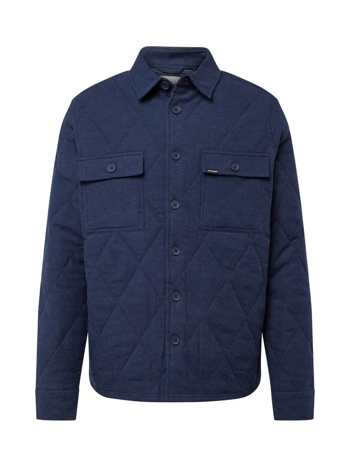 BLEND Chaqueta de entretiempo azul oscuro