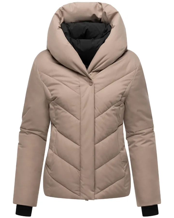MARIKOO Chaqueta de invierno capuchino