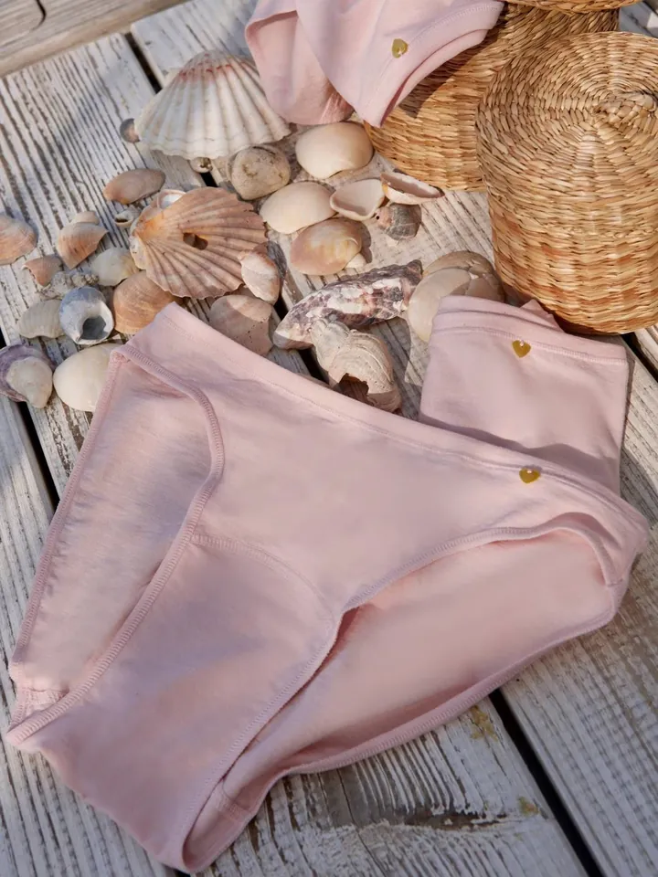 zd ZERO DEFECTS Panti 'Venus low waist Soy fiber' rosa