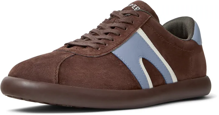 CAMPER Zapatillas deportivas bajas 'Pelotas Soller' chocolate / gris basalto / blanco