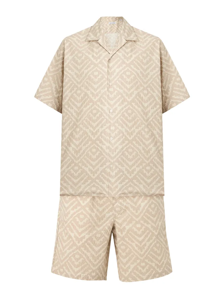 JACK & JONES Camisa 'JJMILO' taupe / gris claro