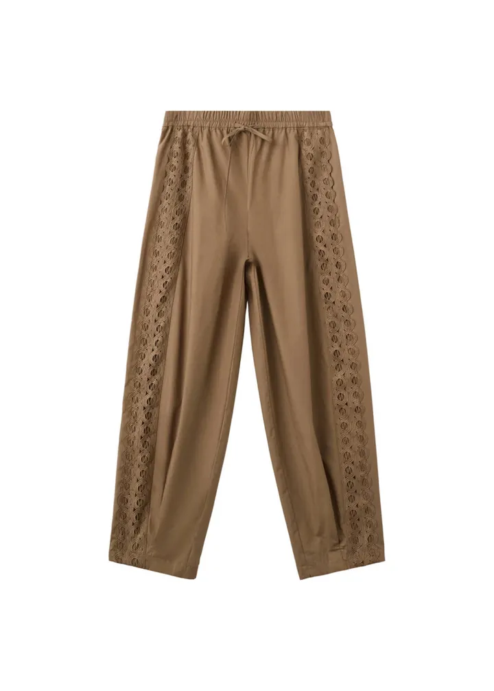 MANGO Pantalón 'Paola'  caqui