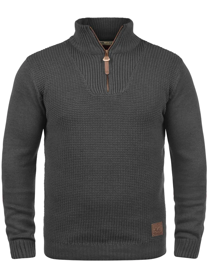 !Solid Jersey 'Tommy'  antracita