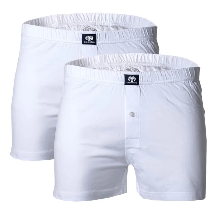 CECEBA Calzoncillo boxer  negro / blanco