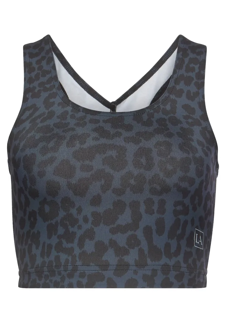 LASCANA ACTIVE Top deportivo  azul / negro / blanco