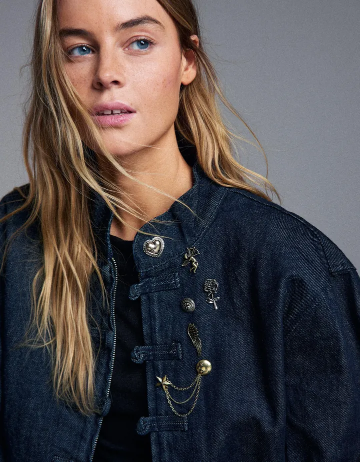 Bershka Pack Pines Combinados Mujer Oro