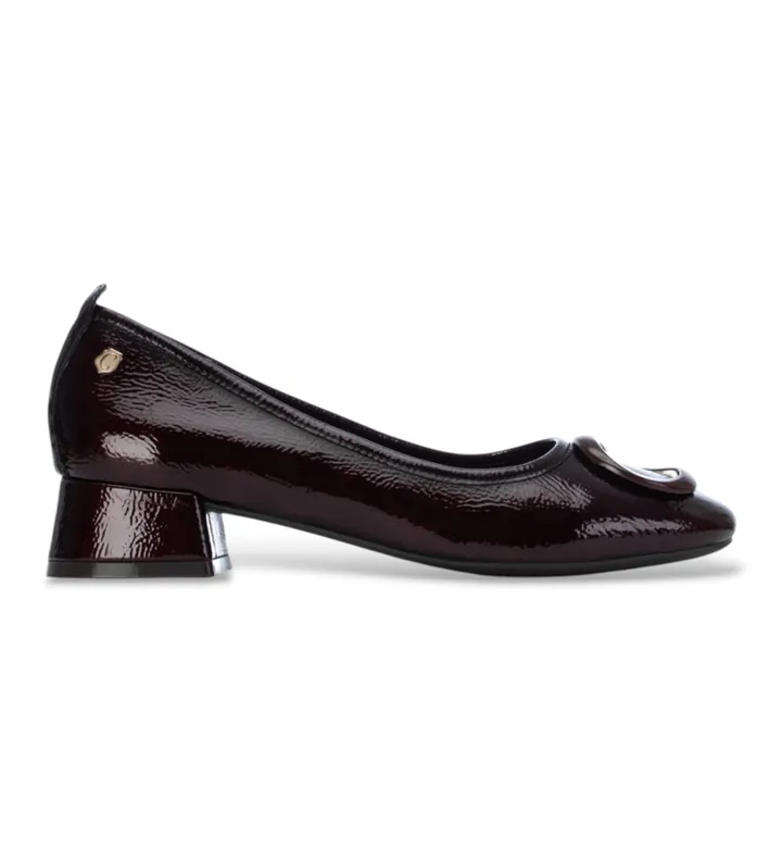 Carmela para mujer. 16436303-BURDEOS Bailarinas de Piel 164363 burdeos (36), Rojo, 3 a 5cm, Ninguno, Casual, Clásico, Charol