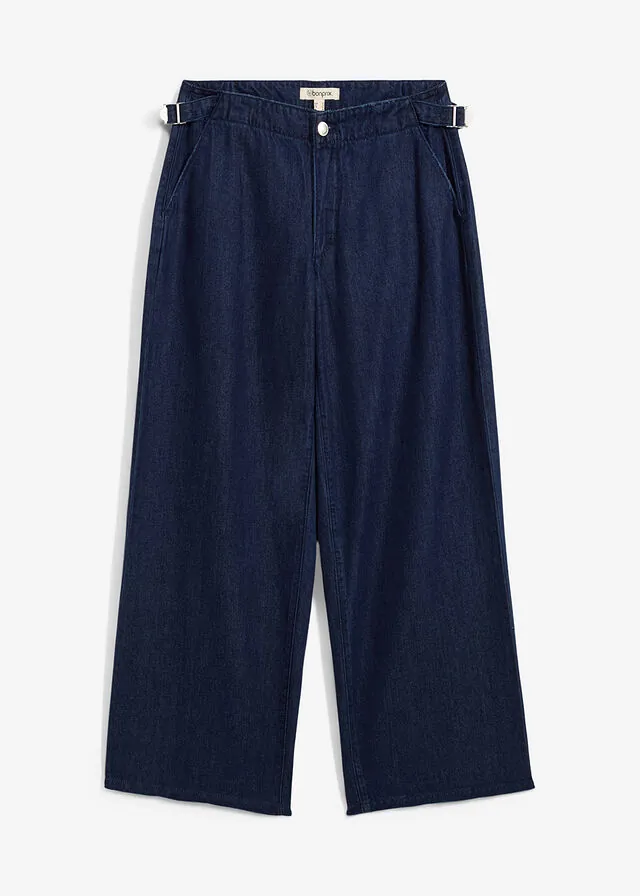 Vaqueros de pernera ancha, mid waist