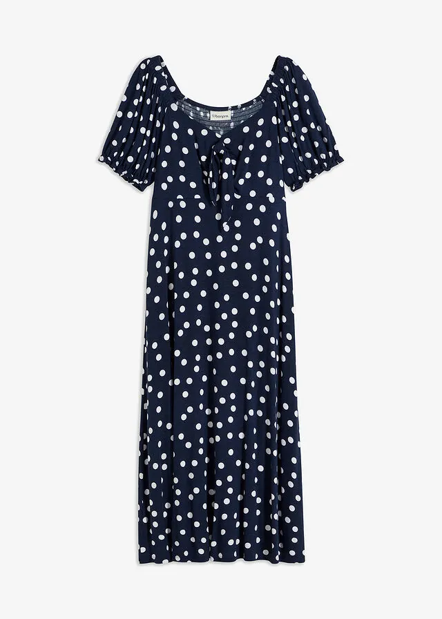 Vestido midi de mezcla de viscosa