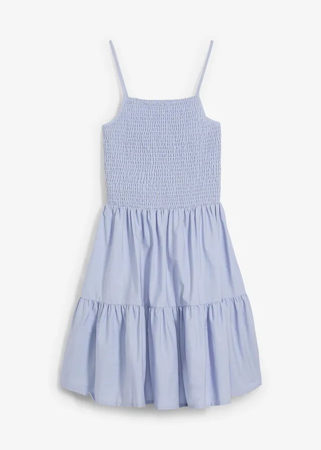 Vestido de algodón orgánico puro con tirantes