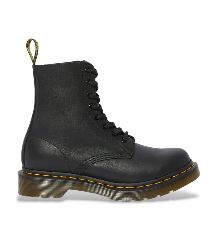 Dr Martens para mujer. 13512006 Botas de piel 1460 negro (36), Plano, Cordones, Casual