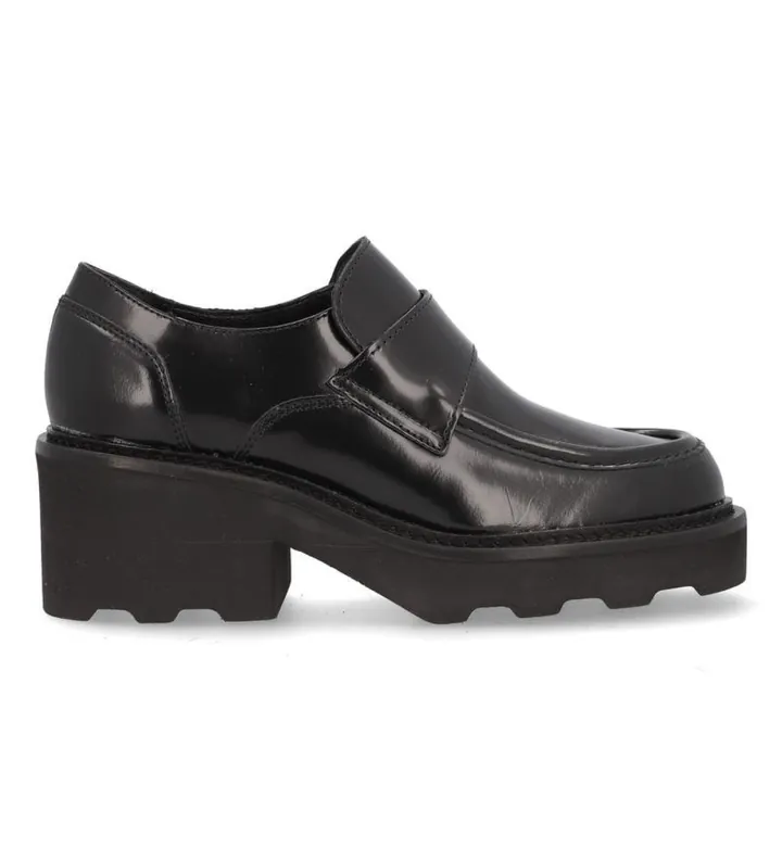 Alpe para mujer. 532966 Zapatos de piel Lara Floppy negro (39), 3 a 5cm, Ninguno, Casual