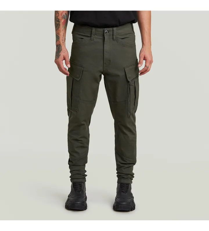 G-Star para hombre. D24307-E172-995 Pantalón Zip Pkt 3D Skinny Cargo 2.0 gris (29/32), Casual, Algodón