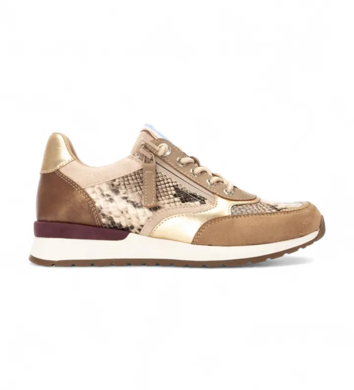 Refresh para mujer. 17296003-BEIGE Zapatillas 172960 beige (36), Plano, Cordones, Casual