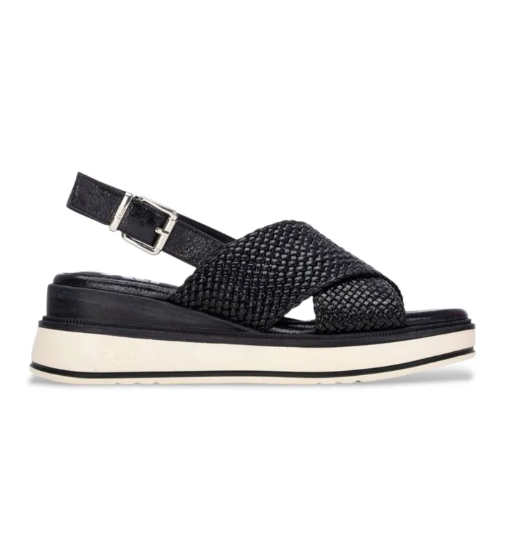Xti para mujer. 14525202-NEGRO Sandalias 145252 negro (36), Tela, 3 a 5cm, Hebilla, Casual, Deportivo
