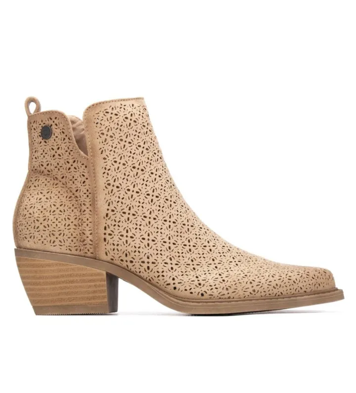 Refresh para mujer. 17504101-BEIGE Botines 175041 beige (36), Marrón, 3 a 5cm, Cremallera, Casual