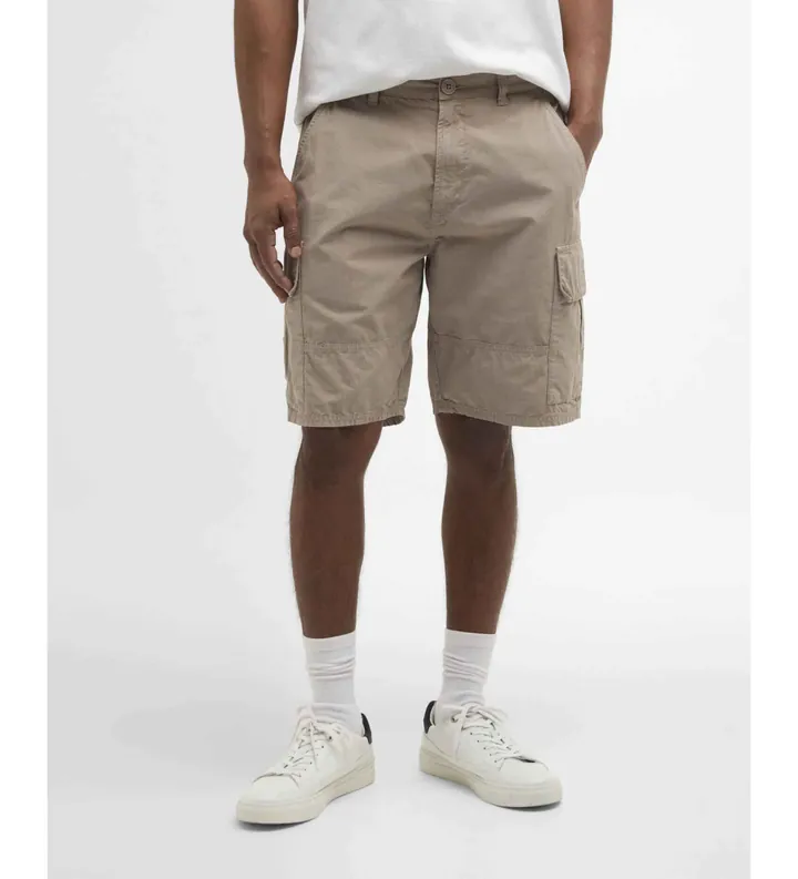 Barbour para hombre. MST0060 Shorts Cargo Ripstop beige (L), Casual, Algodón