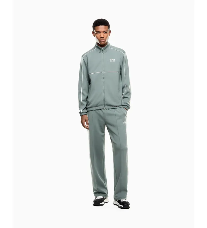 EA7 para hombre. 7M001526_AF21491 Conjunto Tennis Pro Verde (3XL), Deportivo, Sportswear, Multideporte, Poliéster, Manga larga