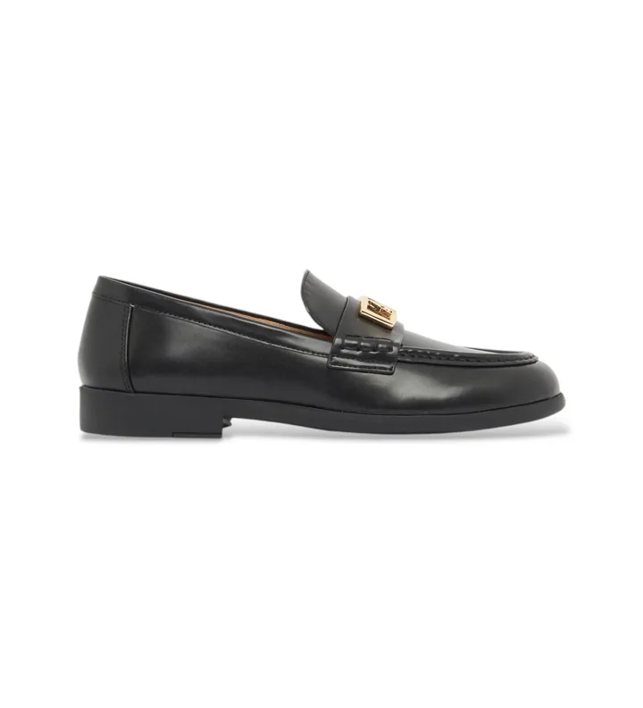 A|X Armani Exchange para mujer. XW002579AF17474UC001 Mocasines Elegantes negro (35), Plano, 1 a 3cm, Ninguno, Casual, Fiesta, Clásico