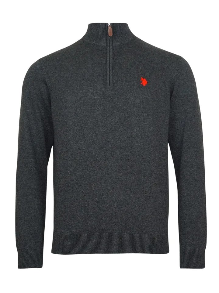 U.S. POLO ASSN. Jersey  antracita / rojo