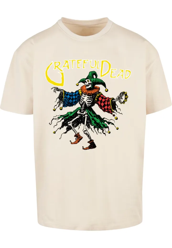 Merchcode Camiseta 'Grateful Dead Joker'  arena / amarillo / rojo / negro