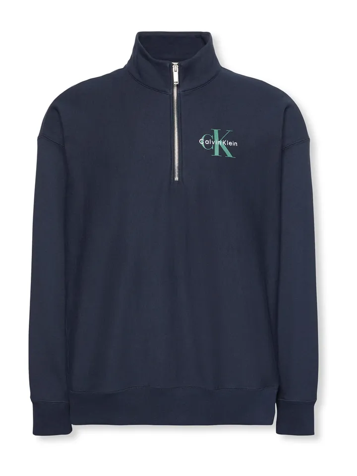 Calvin Klein Jeans Sudadera  marino / verde pastel / blanco