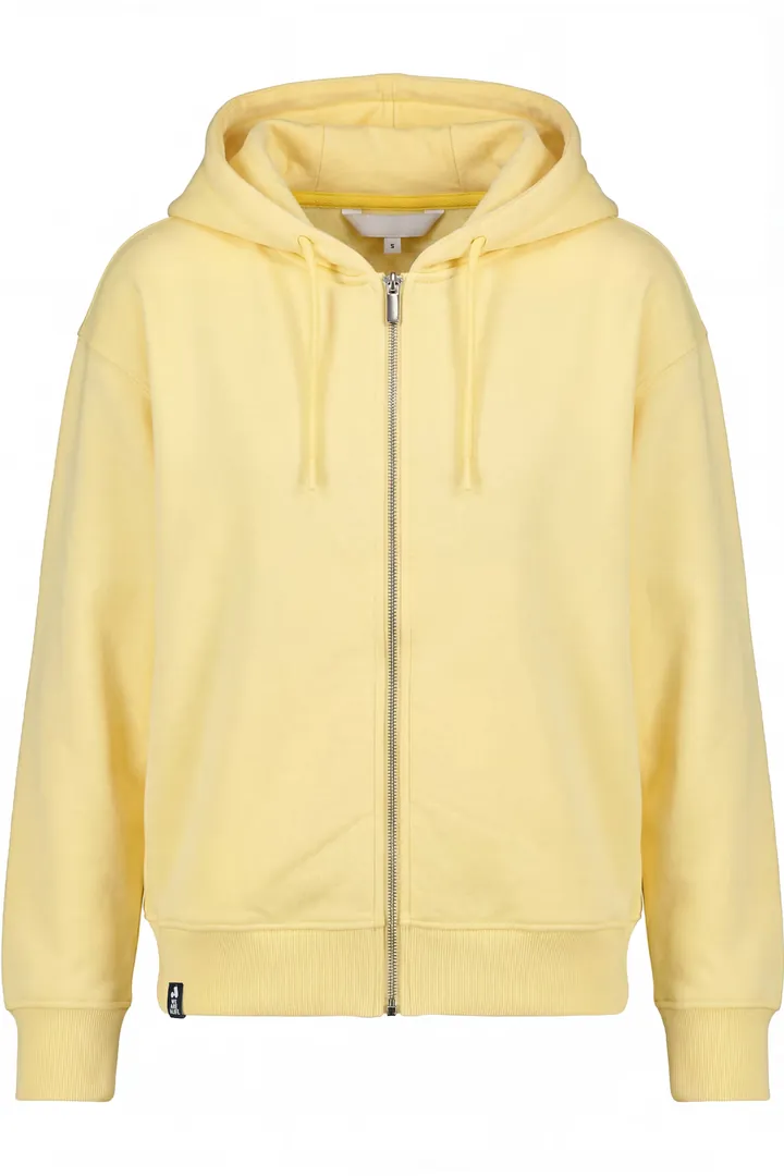 alife & kickin Sudadera con cremallera 'LivAK P'  amarillo