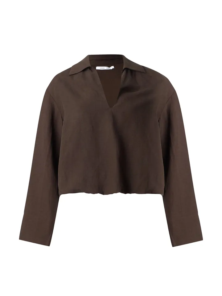 Samsøe Samsøe Blusa 'Daphne' chocolate