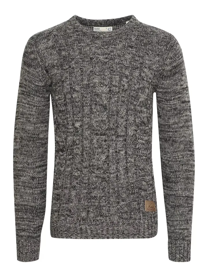 !Solid Jersey 'Philemon'  marrón / negro