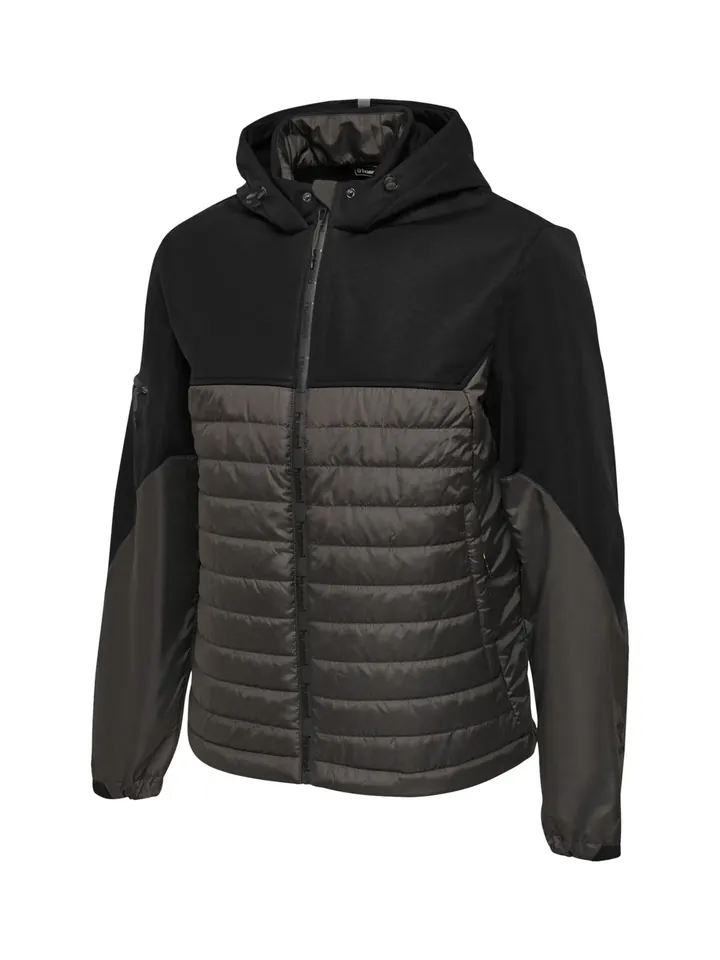 Hummel Chaqueta deportiva gris oscuro / negro
