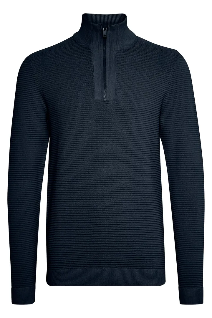 !Solid Jersey 'Nick' azul oscuro
