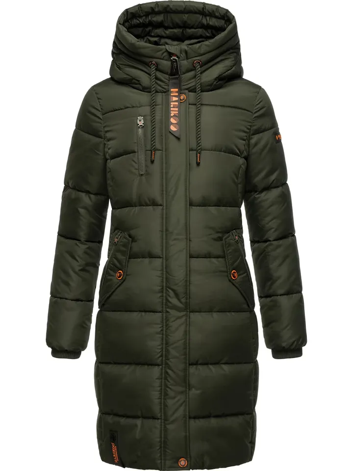 MARIKOO Abrigo de invierno 'Yuikoo' verde oscuro