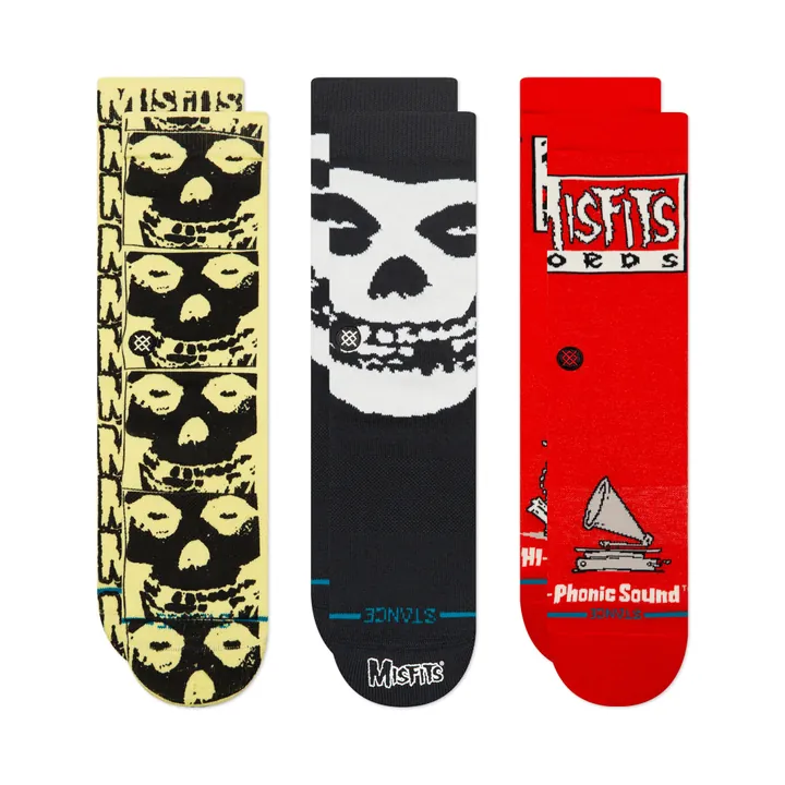 Stance Calcetines  amarillo pastel / rojo / negro