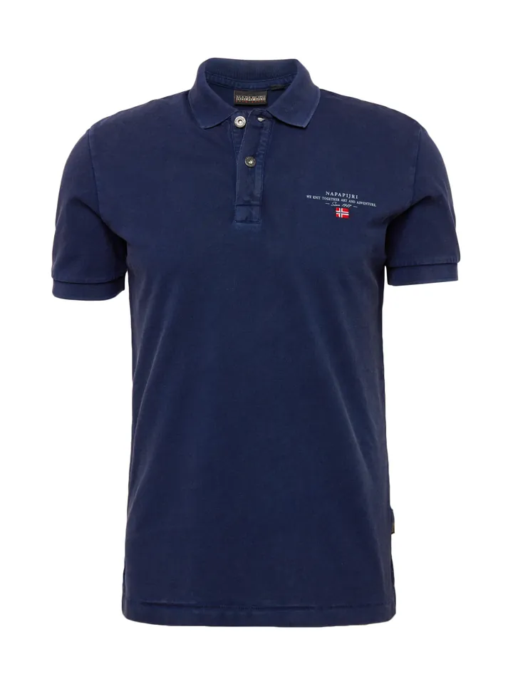 NAPAPIJRI Camiseta 'ELBAS' marino / rojo / blanco