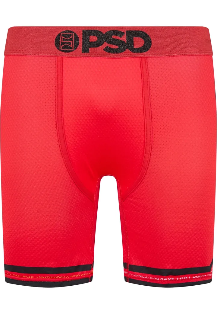 PSD Calzoncillo boxer 'Ja Underdog' rojo / negro