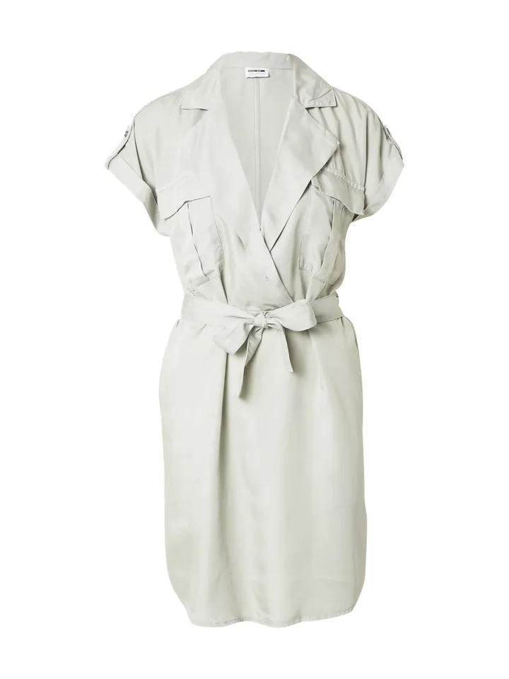 Noisy may Vestido camisero 'Vera' gris claro